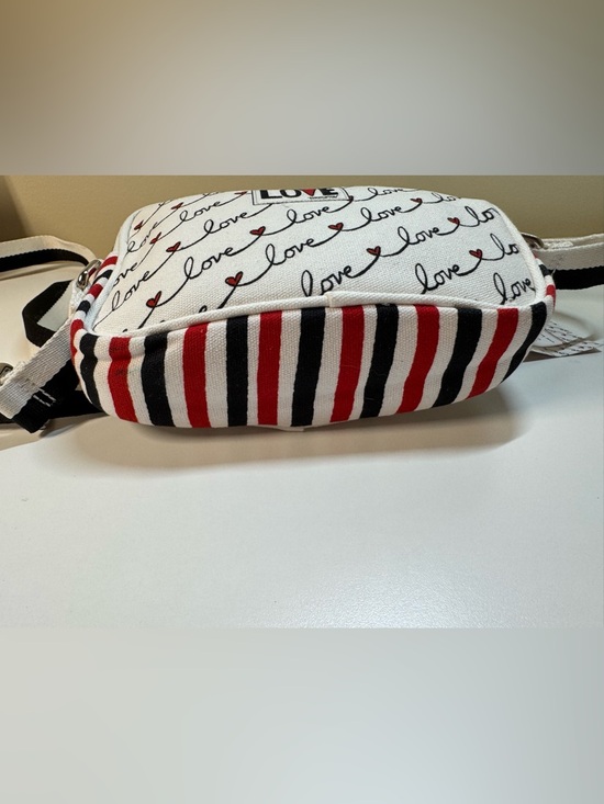 Brighton White 'Love' Crossbody Bag with Red & Black Accents - Picture 5 of 8